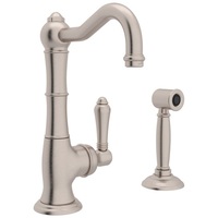  Cinquanta Single Handle Kitchen Faucet - Satin Nickel