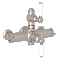  Acqui Thermostatic/Volume Control Custom Shower Valve - Satin Nickel