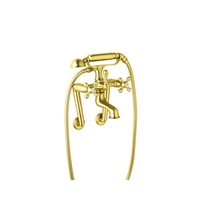  Arcana Wall Mount Whirlpool Faucet Tub Faucet - Italian Brass