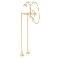  Italian Bath Freestanding Tub Faucet - Italian Brass