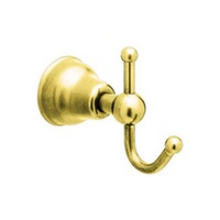  Arcana Robe Hook Bathroom Accessory - Italian Brass