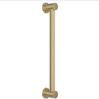  Lombardia Grab Bar Bathroom Accessory - Satin Unlacquered Brass