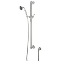  Spa Hand Held Shower - Slide Bar Mount Shower Accessory - Polished Chrome