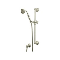  Spa Hand Held Shower - Slide Bar Mount Shower Accessory - Satin Nickel