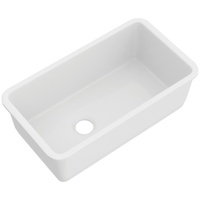  Allia White/Color Undermount - Single Bowl Kitchen Sink - White