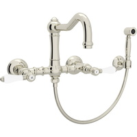  Acqui Wall Mount Kitchen Faucet - Polished Chrome