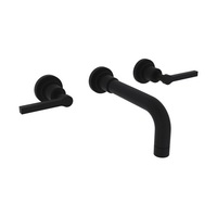  Lombardia Wall Mount Bathroom Faucet Bathroom Faucet - Matte Black
