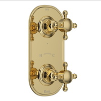  Acqui Thermostatic Valve Trim Trim Kit - Unlacquered Brass