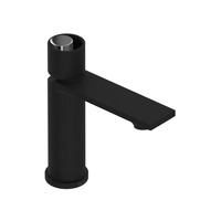  Eclissi Single Hole Bathroom Faucet - Matte Black / Polished Chrome