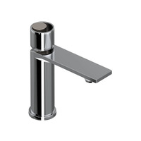  Eclissi Single Hole Bathroom Faucet - Polished Chrome / Satin Nickel