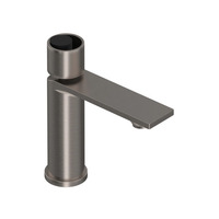  Eclissi Single Hole Bathroom Faucet - Satin Nickel / Matte Black