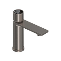  Eclissi Single Hole Bathroom Faucet - Satin Nickel / Polished Chrome