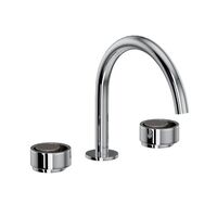  Eclissi 8'' Widespread Bathroom Faucet - Polished Chrome / Satin Nickel