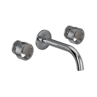  Eclissi Bathroom Sink Faucet Trim Trim Kit - Polished Chrome / Satin Nickel