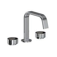  Eclissi 8'' Widespread Bathroom Faucet - Polished Chrome / Satin Nickel