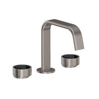  Eclissi 8'' Widespread Bathroom Faucet - Satin Nickel / Matte Black
