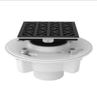  Petal Shower Drain Drain - Matte Black