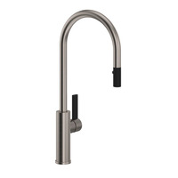  Tuario Pull-Out Spray Kitchen Faucet - Satin Nickel / Matte Black