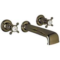  Edwardian Wall Mount Whirlpool Faucet Tub Faucet - English Bronze