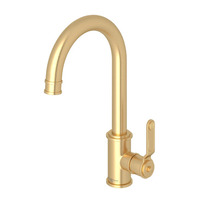  Armstrong Single-Hole Bar Faucet - Satin English Gold