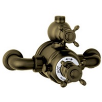  Edwardian Thermostatic/Volume Control Custom Shower Valve - English Bronze