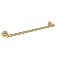  Edwardian Towel Bar Bathroom Accessory - Unlacquered Brass