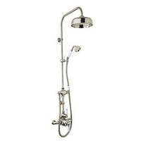  Edwardian Shower Tower Custom Shower System - Satin Nickel