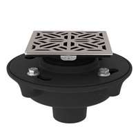  Mosaic Shower Drain Drain - Satin Nickel