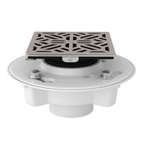  Mosaic Shower Drain Drain - Satin Nickel