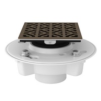  Petal Shower Drain Drain - English Bronze