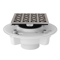  Petal Shower Drain Drain - Satin Nickel