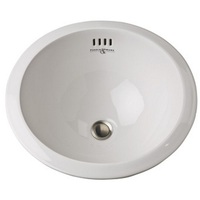 Italian Bath Undermount Style Bathroom Sink - White