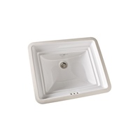  Georgian Era Undermount Style Bathroom Sink - White