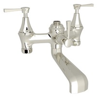  Deco Deck Mount Tub Faucet - Polished Nickel