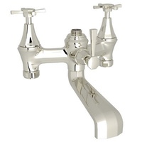  Deco Deck Mount Tub Faucet - Polished Nickel