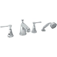  Deco Deck Mount With Handshower Tub Faucet - Polished Chrome