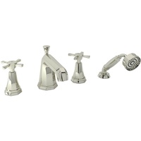  Deco Deck Mount With Handshower Tub Faucet - Polished Nickel