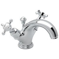  Edwardian Single Hole Bathroom Faucet - Polished Chrome