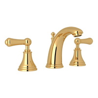  Georgian Era 8'' Widespread Bathroom Faucet - English Gold