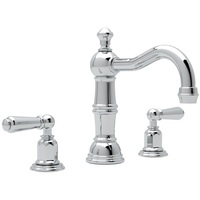  Edwardian 8'' Widespread Bathroom Faucet - Polished Chrome