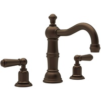  Edwardian 8'' Widespread Bathroom Faucet - English Bronze