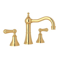  Georgian Era 8'' Widespread Bathroom Faucet - English Gold