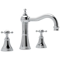  Georgian Era 8'' Widespread Bathroom Faucet - Polished Chrome