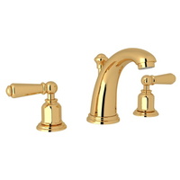  Edwardian 8'' Widespread Bathroom Faucet - English Gold