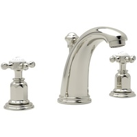  Edwardian 8'' Widespread Bathroom Faucet - Polished Nickel