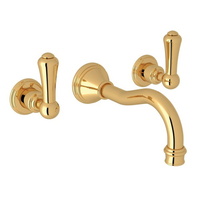  Georgian Era Bathroom Sink Faucet Trim Trim Kit - English Gold