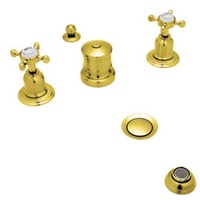  Edwardian Vertical Spray Bidet Faucet - English Gold