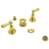  Georgian Era Vertical Spray Bidet Faucet - English Gold