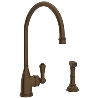  Georgian Era Single Handle Kitchen Faucet - English Bronze
