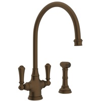  Georgian Era Two-Handle Kitchen Faucet - English Bronze